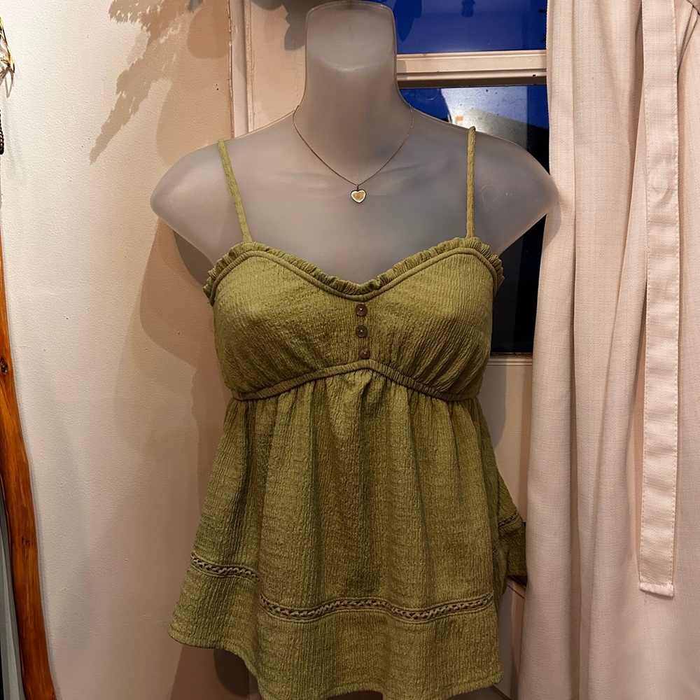 Sage Green Blouse